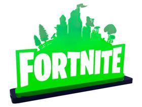 Luminária Gamer Fortnite Cidade - Verde