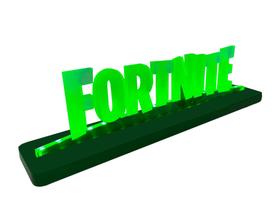 Luminária Gamer Fortnite - Verde