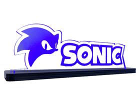 luminária Gamer Sonic