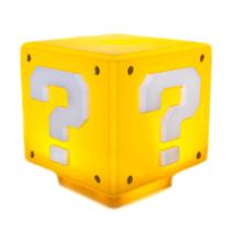 Luminária Gamer Sonora Cubo Interrogação Mario