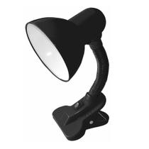 Luminária Garra Abajur De Mesa Presilha Articulada Preto Luminária Garra Abajur De Mesa Presilha Articulada Preto