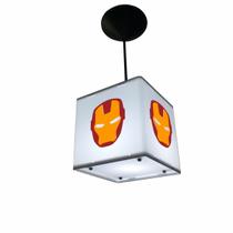 Luminária Geek Herois Homem de Ferro