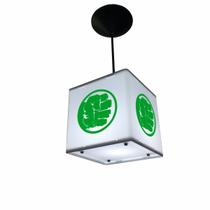 Luminária Geek Herois Hulk Luminária Geek Herois Hulk