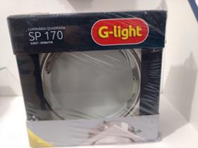 Luminaria Glight Embutir Quad Br Vidro Jat Sps170-Qp