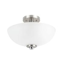 Luminária GLOBE 63357 2 luzes de níquel escovado semiembutido