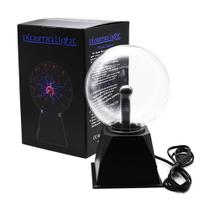Luminária Globo De Plasma Light Raios Elétricos Decorativo Luminária Globo De Plasma Light Raios Elétricos Decorativo