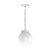 Luminária Globo De Teto Alumínio Fundido Produto na cor Branco 30X20Cm