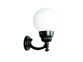 Luminária Globo Pequena 2 com Braço Externa/interna Alumínio 31cm