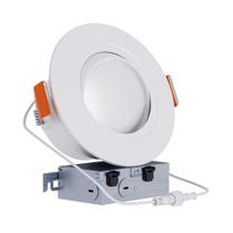 Luminária HALO RA, LED sem lata, de 6 polegadas, gimbal ajustável
