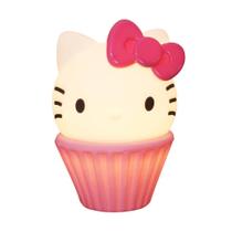 Luminária Hello Cake Rosa Usare Abajur Hello Kitty Cupcake Kawaii Decoração Quarto Meninas