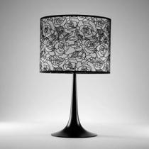 Luminária Hevvy Abajur 1 Lamp. E27 - Preto My 93295.