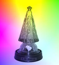 Luminária Imagem Nossa Senhora Aparecida Padroeira Do Brasil LED RGB Luminária Imagem Nossa Senhora Aparecida Padroeira Do Brasil LED RGB