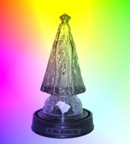 Luminária Imagem Nossa Senhora Aparecida Padroeira Do Brasil LED RGB