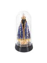 Luminária Imagem Nossa Senhora Aparecida Redoma Base Preta