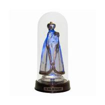 Luminária Imagem Nossa Senhora De Nazaré Mãe De Jesus Redoma e Luzes de LED Azul Luminária Imagem Nossa Senhora De Nazaré Mãe De Jesus Redoma e Luzes de LED Azul