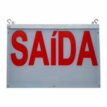 Luminária Indicativa de Saída 50x32 1 Face - Satte