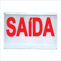 Luminária Indicativa de Saída 50x32 1 Face - Satte