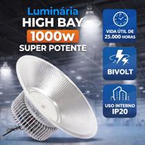 Luminária Industrial LED 1000W High Bay Potente