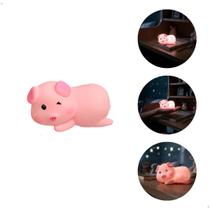 Luminária Infantil Abajur Led Luz Animais Panda Fofo Bateria