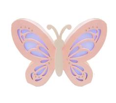 Luminária Infantil Borboleta Com Strass Luminária Infantil Borboleta Com Strass