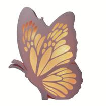 Luminária Infantil Borboleta LED Quarto de Menina