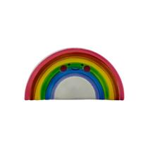 Luminária Infantil Decorativa Arco Íris Quarto Abajur Bebê
