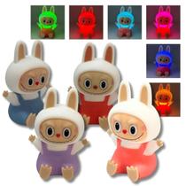 Luminaria Infantil Divertida Luz Ambiente Infantil Rgb Colorida Cor:ROSA