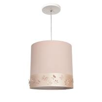 Luminária Infantil Flores E Borboletas 25x25cm