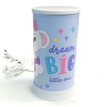 Luminária Infantil Hug - Led e Fluorescente - Lilica Dreams - DecorFun Luminária Infantil Hug - Led e Fluorescente - Lilica Dreams - DecorFun