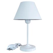 Luminária Infantil Lume Slim para Quarto de Bebê e Criança Cor Branco