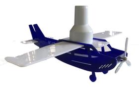 Luminária Infantil Pendente - Avião Azul
