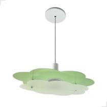 Luminária Infantil Pendente - Nuvem Verde - Quarto bebê e Criança Luminária Infantil Pendente - Nuvem Verde - Quarto bebê e Criança