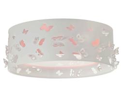 Luminária Infantil Plafon Borboletas Duplo 50x16 Rosa bebê