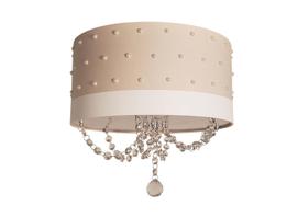 Luminária Infantil Plafon Pérolas 30X15 Cáqui