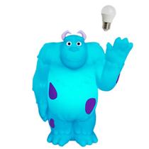 Luminária Infantil Sulley Monstros SA Disney com Lâmpada LED
