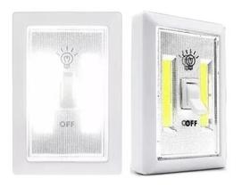 Luminária Interruptor De Luz Led A Pilha Para Armário Parede