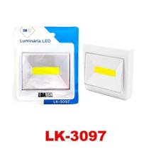 Luminária Interruptor Parede Led Branco Frio 3w 180lm - Luatek