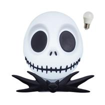 Luminária Jack Skellington Jack Esqueleto Disney com Lâmpada LED