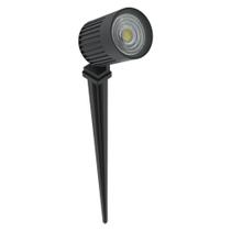 Luminária Jardim 6W Luz Amarela LED Prova dágua Bivolt - Interlight Luminária Jardim 6W Luz Amarela LED Prova dágua Bivolt - Interlight