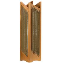 Luminária Kandal Ozki 55 cm (Altura) Madeira Eucalipto Cedro Corda Redonda Prata Luminária Kandal Ozki 55 cm (Altura) Madeira Eucalipto Cedro Corda Redonda Prata