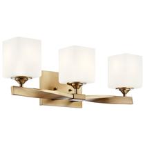 Luminária Kichler Marette 58 cm 3 Lâmpadas com Vidro Opalino Luminária Kichler Marette 58 cm 3 Lâmpadas com Vidro Opalino