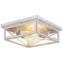 Luminária Kondras Antique White 2-Light Metal 27x10cm 120V