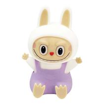 Luminária Labubu Abajur Silicone Rgb Recarregável Roxo Luminária Labubu Abajur Silicone Rgb Recarregável Roxo