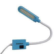 Luminária Lâmpada 10 Led Branca e Neon com Haste Flexível Máquina Costura Lanmax