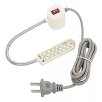 Luminária Lampada 20 Led Haste Flexível Maquina Costura Luminária Lampada 20 Led Haste Flexível Maquina Costura