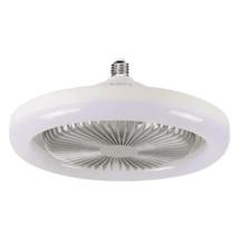 Luminária Lâmpada De Teto Ventilador Led 3 Tipos De Luz