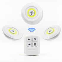 Luminária Lampada Led Fotocélula com Controle Remoto 3 unidades Luminária Lampada Led Fotocélula com Controle Remoto 3 unidades