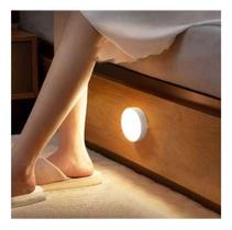 Luminaria Lampada Led Sem Fio Com Sensor Presença Branco