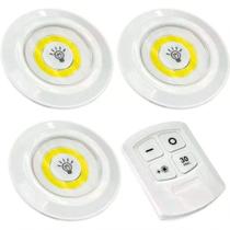 Luminária Lâmpada Led Spot Sem Fio Portátil Controle Remoto Luminária Lâmpada Led Spot Sem Fio Portátil Controle Remoto