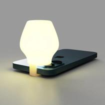 Luminaria LampadaAbajur Led Portátil CELULAR IPHONE GALAXY SMARTPHONE Decoracao Diversos Presente Quarto Casa Geometri